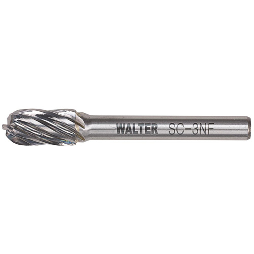 Fraise double au carbure avec tige cylindrique &agrave; pointe ronde, 1/2" dia., 1" profondeur de la coupe Southpoint Industrial Supply