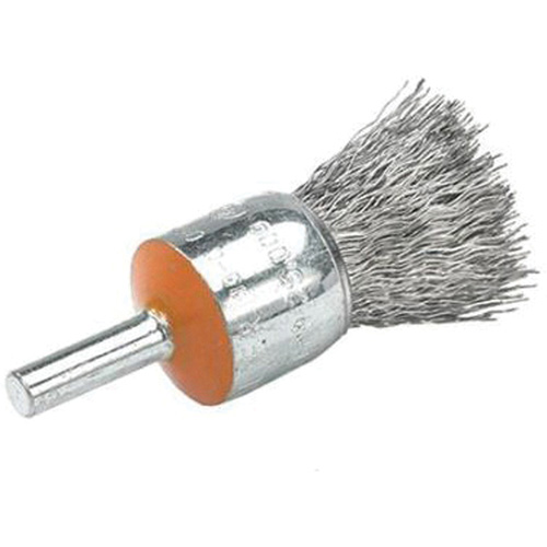 Brosses mont&eacute;es &agrave; fils cr&ecirc;p&eacute;s, 1/2", Fils 0,01", Tige 1/4" Southpoint Industrial Supply