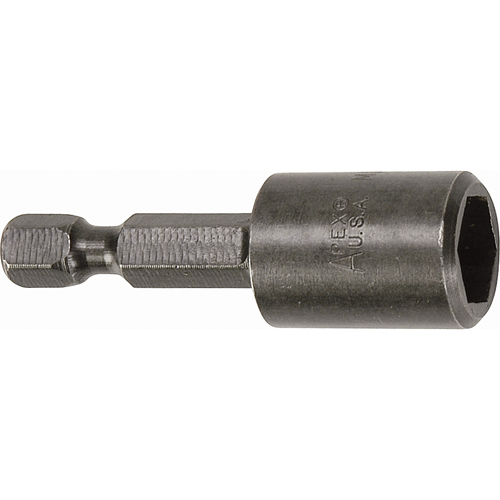 Tourne-&eacute;crou pour vis SAE de feuille m&eacute;tallique, Embout 5/16", Prise 1/4", 1-3/4" lo, Magn&eacute;tique Southpoint Industrial Supply