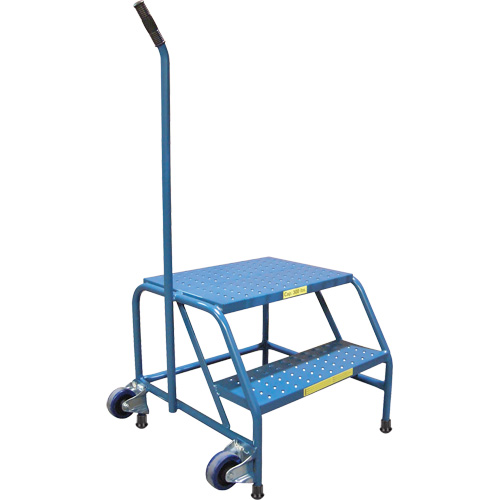Tilt-N-Roll Step Stands, 2 Step(s), 24" L x 29" W x 19" H, 300 lbs. Capacity Southpoint Industrial Supply