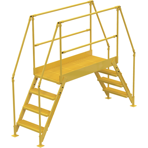 Crossover Ladder, 103" Overall Span, 40" H x 60" D, 24" Step Width Southpoint Industrial Supply