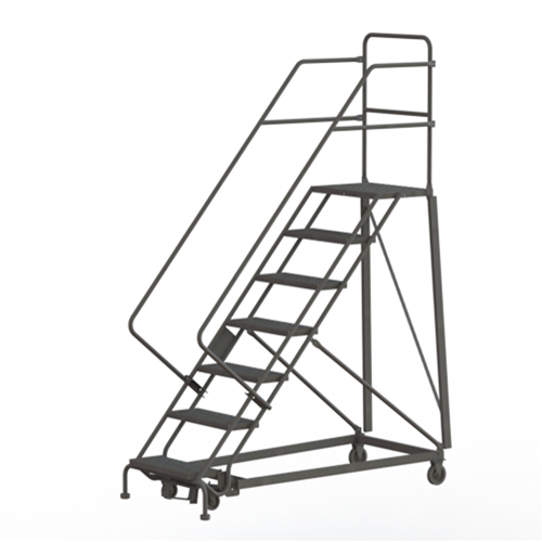 &eacute;chelles robustes en angle de s&eacute;curit&eacute;, 7 marches, Perfor&eacute;, Inclinaison 50°, Hauteur 70" Southpoint Industrial Supply