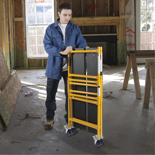 Ensemble de petit &eacute;chafaudage de base de 4' Jobsite Series, Cadre Acier, 41" p x 45-3/4" h Southpoint Industrial Supply