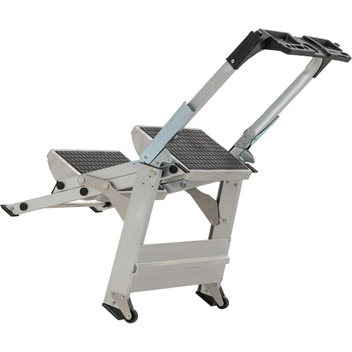 Tilt & Roll Step Stool Ladder, 2 Steps, 23" x 21" x 34.50" High Southpoint Industrial Supply