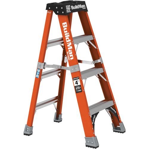 Escabeau, 4', Fibre de verre, Capacit&eacute; 375 lb, Type 1AA Southpoint Industrial Supply