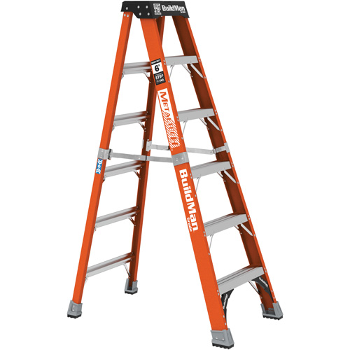 Escabeau, 6', Fibre de verre, Capacit&eacute; 375 lb, Type 1AA Southpoint Industrial Supply
