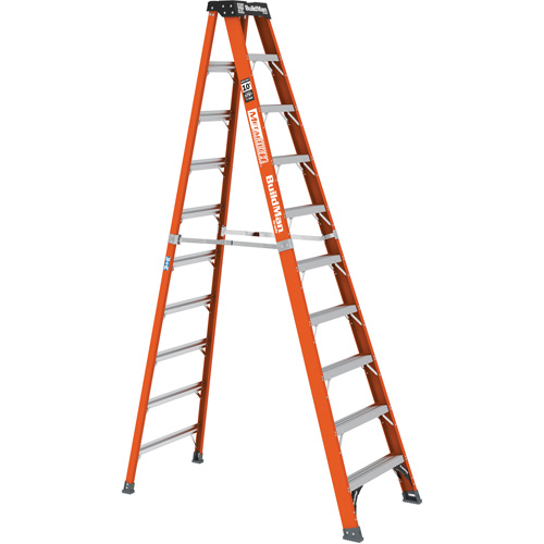 Escabeau, 10', Fibre de verre, Capacit&eacute; 375 lb, Type 1AA Southpoint Industrial Supply