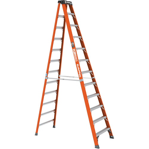 Escabeau, 12', Fibre de verre, Capacit&eacute; 375 lb, Type 1AA Southpoint Industrial Supply