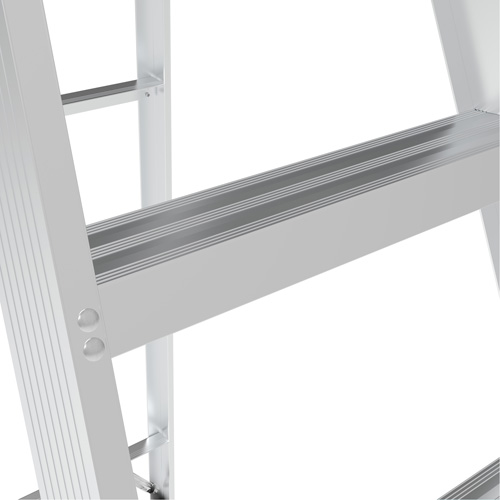 Step Ladder with Paint Tray, 6', Aluminum, 200 lbs. Capacity, Type 3 Southpoint Industrial Supply