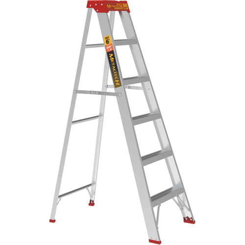 Step Ladder, 6', Aluminum, 200 lbs. Capacity, Type 3 Southpoint Industrial Supply