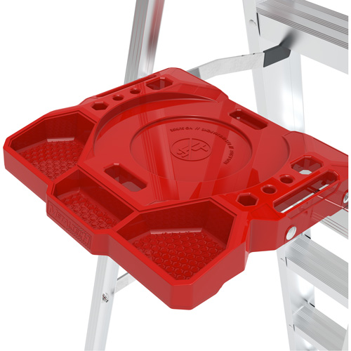 Step Ladder with Paint Tray, 6', Aluminum, 200 lbs. Capacity, Type 3 Southpoint Industrial Supply