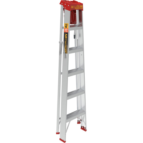 Step Ladder with Paint Tray, 6', Aluminum, 200 lbs. Capacity, Type 3 Southpoint Industrial Supply