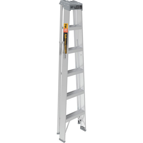 Step Ladder, 6', Aluminum, 225 lbs. Capacity, Type 2 Southpoint Industrial Supply