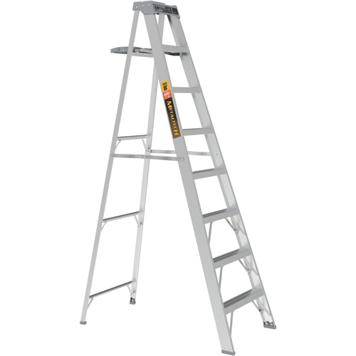 Step Ladder with Paint Tray, 8', Aluminum, 225 lbs. Capacity, Type 2 Southpoint Industrial Supply