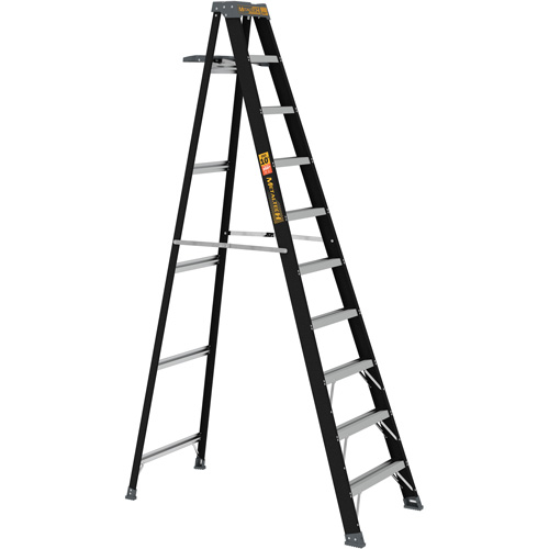 Step Ladder with Paint Tray, 10', Fibreglass, 250 lbs. Capacity, Type 1 Southpoint Industrial Supply