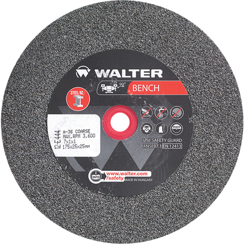 Meules pour rectifieuses d'&eacute;tabli, 7" x 1", Arbre de 1", 1 Southpoint Industrial Supply