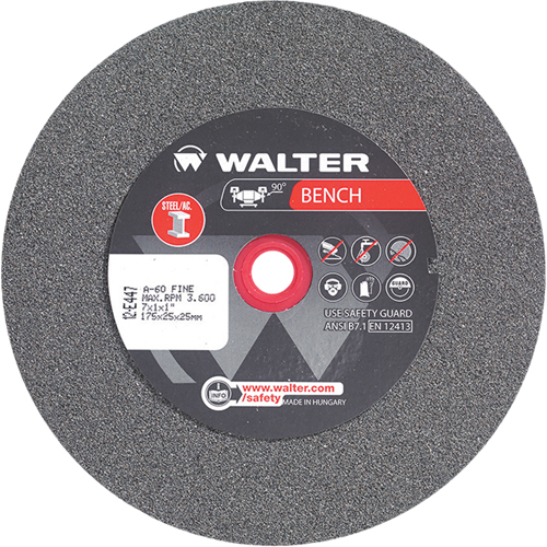 Bench Grinding Wheels, 7" x 1", 1" Arbor, 1 Southpoint Industrial Supply