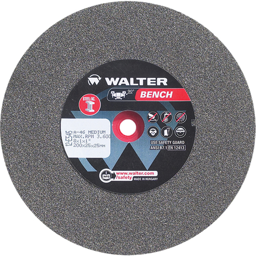 Bench Grinding Wheels, 8" x 1", 1" Arbor, 1 Southpoint Industrial Supply