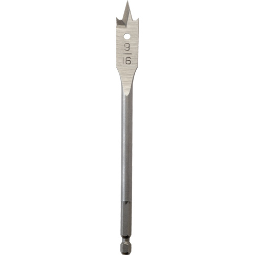 M&egrave;che plate, Diam&egrave;tre de 9/16", Tige 1/4" hex, Longeur de 6" Southpoint Industrial Supply