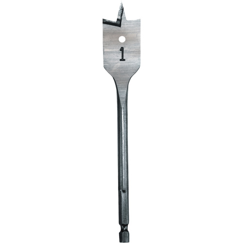 M&egrave;che plate, Diam&egrave;tre de 1", Tige 1/4" hex, Longeur de 6" Southpoint Industrial Supply