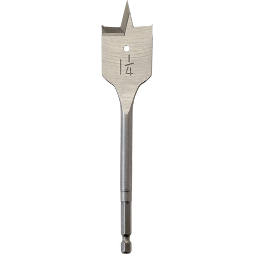 M&egrave;che plate, Diam&egrave;tre de 1-1/4", Tige 1/4" hex, Longeur de 6" Southpoint Industrial Supply