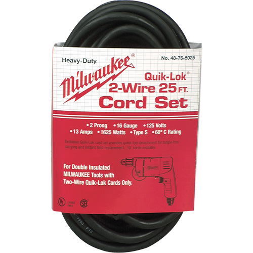 2-Wire Quik-Lok&reg; Cord Southpoint Industrial Supply