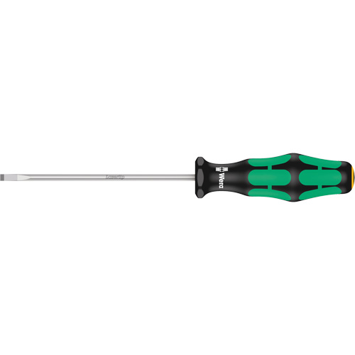 Slotted Screwdriver, 3.5 mm Tip, Round, 7-1/8" L, Plastic Handle Southpoint Industrial Supply