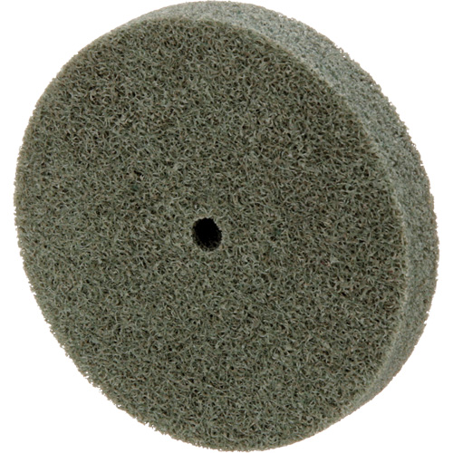 Meule homog&egrave;ne &agrave; faible densit&eacute; de s&eacute;rie 500 Standard Abrasives, 3" x 1/2", Arbre de 1/4", Grain de Moyen, Oxyde d'aluminium Southpoint Industrial Supply