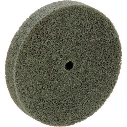 Meule homog&egrave;ne &agrave; faible densit&eacute; de s&eacute;rie 500 Standard Abrasives, 3" x 1/2", Arbre de 1/4", Grain de Moyen, Oxyde d'aluminium Southpoint Industrial Supply