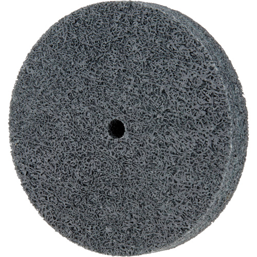 Meule homog&egrave;ne &agrave; faible densit&eacute; de s&eacute;rie 500 Standard Abrasives, 3" x 1/2", Arbre de 1/4", Grain de Fin, Carbure de silicium Southpoint Industrial Supply