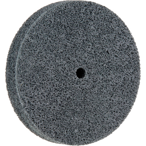 Meule homog&egrave;ne &agrave; faible densit&eacute; de s&eacute;rie 500 Standard Abrasives, 3" x 1/2", Arbre de 1/4", Grain de Fin, Carbure de silicium Southpoint Industrial Supply
