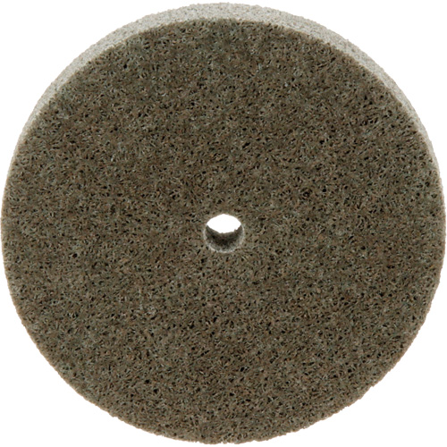 Standard Abrasives Unitized Wheel, 3" x 1/2", 1/4" Arbor, Medium Grit, Aluminum Oxide Southpoint Industrial Supply