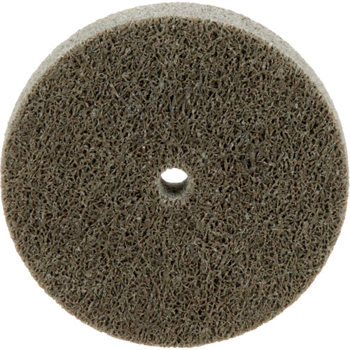 Standard Abrasives Unitized Wheel, 3" x 1/2", 1/4" Arbor, Medium Grit, Aluminum Oxide Southpoint Industrial Supply