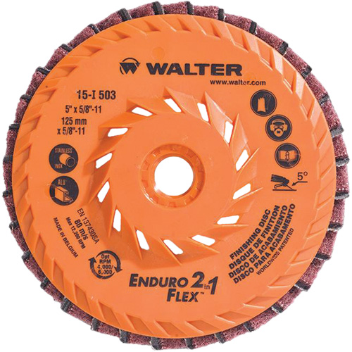 Enduro-Flex 2-in-1 Flap Disc, 5" x 5/8"-11, 80 Grit, Ceramic Southpoint Industrial Supply