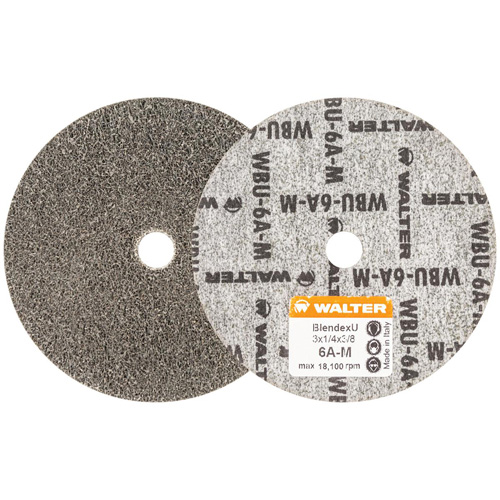 Blendex U Finishing Wheel, 3" Dia., 6AM Grit, Silicon Carbide Southpoint Industrial Supply