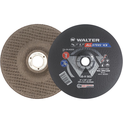 Allsteel XX Depressed Centre Grinding Wheels, 9" x 1/8", 7/8" Arbor, Type 27 Southpoint Industrial Supply