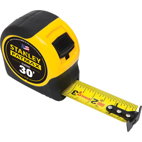 Ruban &agrave; mesurer classique FatMax, 1-1/4" x 30', Marques de goujon Imp&eacute;rial Southpoint Industrial Supply