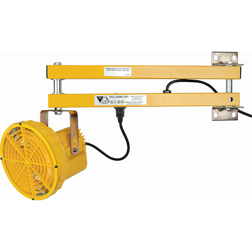 Dock Lights, 24" Arm, 50 W, High Pressure Sodium Lamp, Polycarbonate Southpoint Industrial Supply