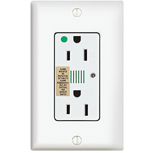 PRISE,QUAL.HOPITAL,SURTENSION 15A120V CA BLANC Southpoint Industrial Supply