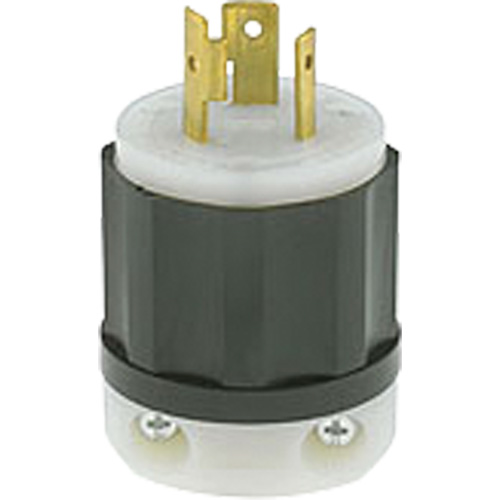 Prise mise &agrave; la terre verrouillable &agrave; deux bornes et trois fils, Nylon, 20 A, 250 V, L6-20P Southpoint Industrial Supply