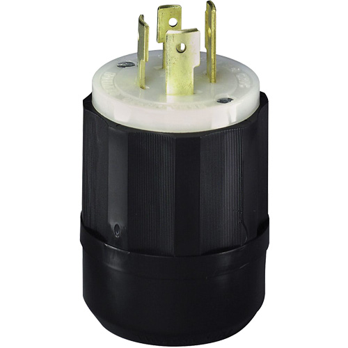 3-Pole 4-Wire Grounding Locking Plug, Nylon, 20 Amps, 250 V, L15-20P Southpoint Industrial Supply