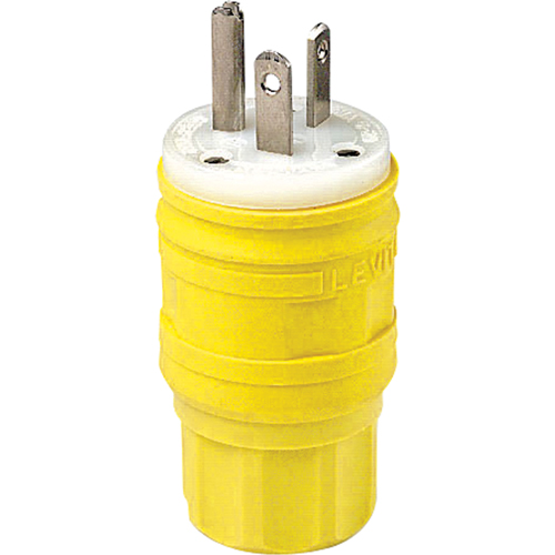 Pris &agrave; lames droites &eacute;tanche Wetguard, Plastique, 20 A, 250 V Southpoint Industrial Supply