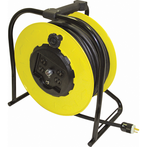 Hand-Wind Electric Cable Reels, 12", 15 A Southpoint Industrial Supply