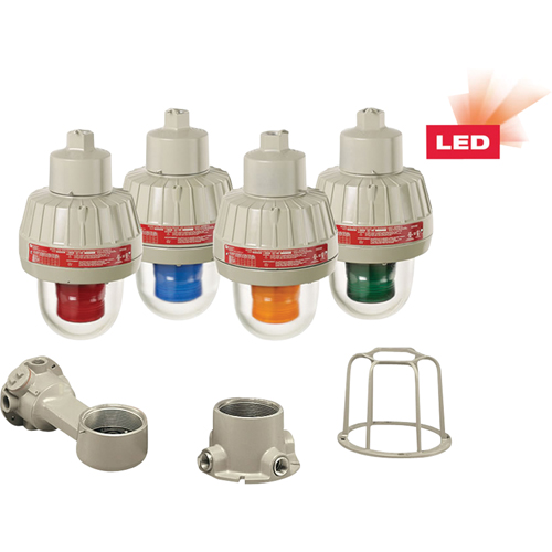 Lumi&egrave;res d'avertissement DEL antid&eacute;flagrantes avec technologie XLT, Continu/Clignotement, Ambr&eacute;e Southpoint Industrial Supply