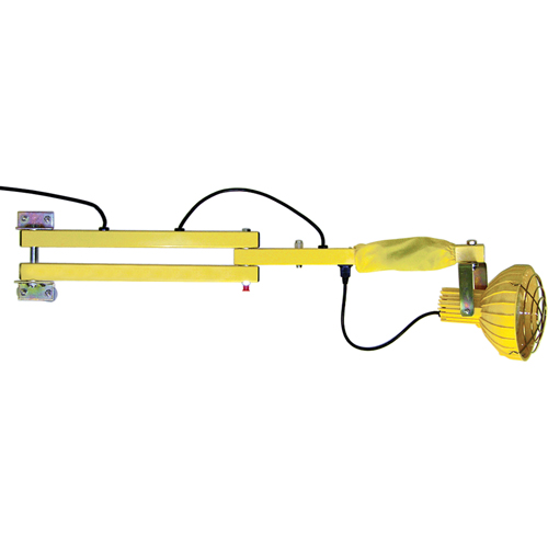 Dock Loading Lights with Flexible Arm, Incandescent Light, 40" Arm Southpoint Industrial Supply