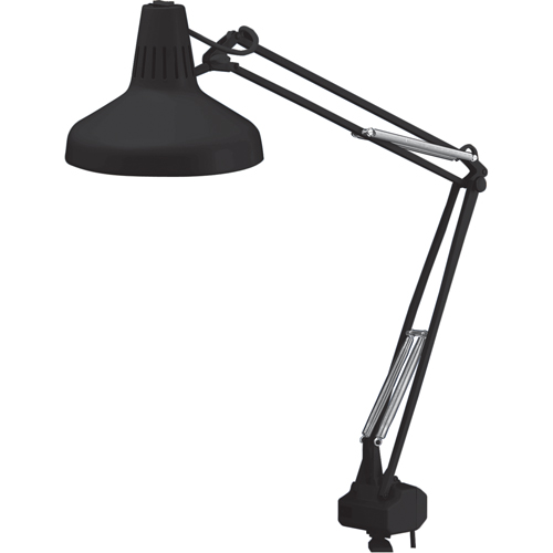 LAMPES DE TRAVAIL COMBIN&eacute;ES ROBUSTES, 22/60 W, Fluorescent/Incandescente, Col 45", Noir Southpoint Industrial Supply