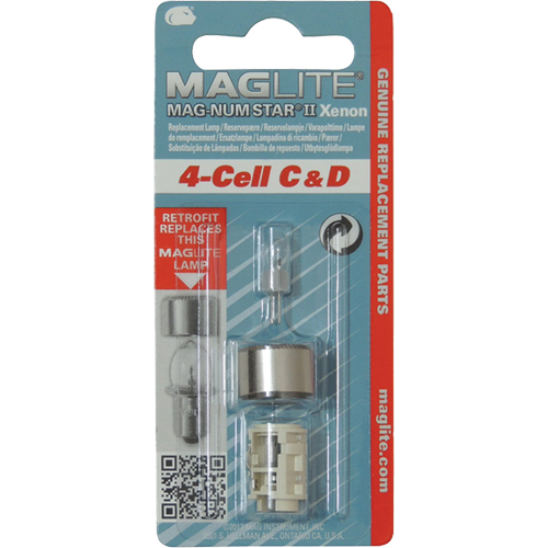 Replacement Bulb for 4-Cell C & D Flashlights Southpoint Industrial Supply