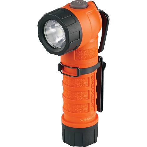 PolyTac&reg; 90 X Right Angle Flashlight, LED, CR123A Batteries, Polymer Southpoint Industrial Supply