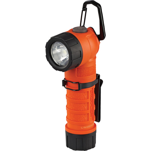 PolyTac&reg; 90 X Right Angle Flashlight, LED, CR123A Batteries, Polymer Southpoint Industrial Supply