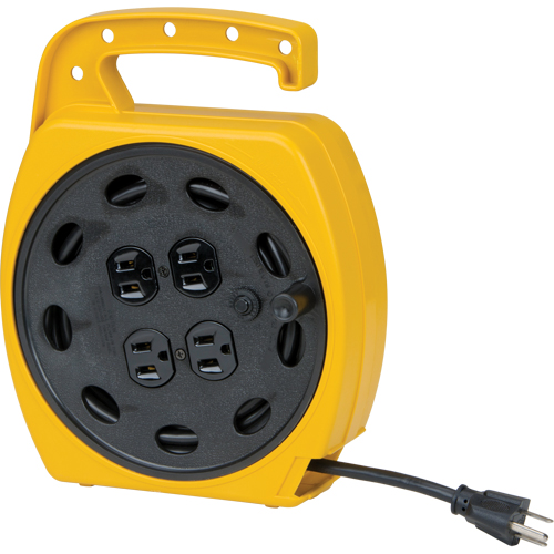 Cordons rallonges &agrave; enrouler, 25', SJT, Calibre de 16/3, 10 A Southpoint Industrial Supply